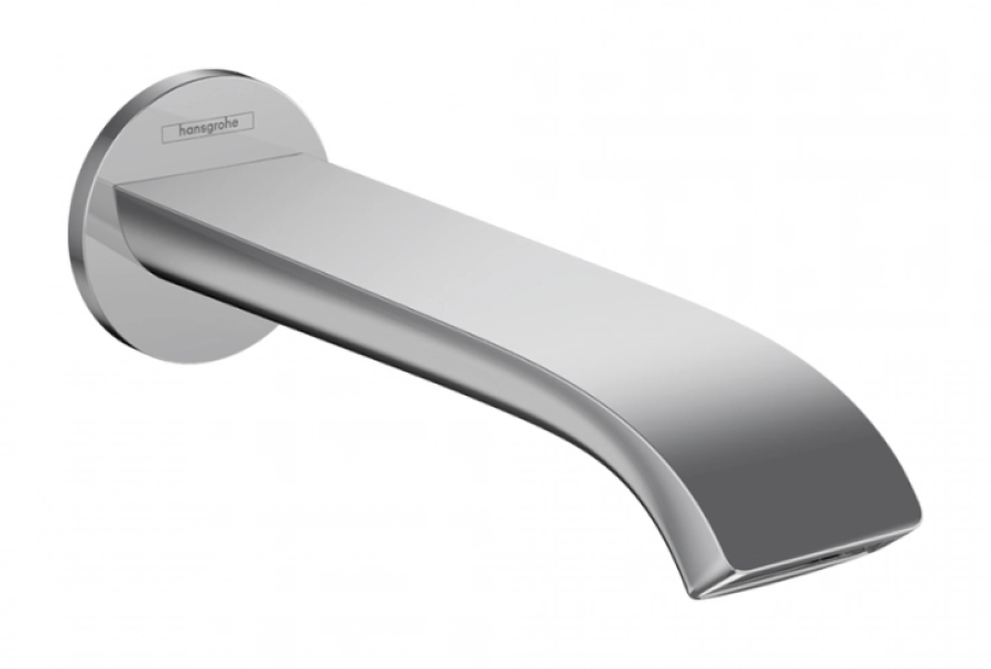 Излив для ванны Hansgrohe Vivenis, с накладкой, выступ 202 мм, цвет хром