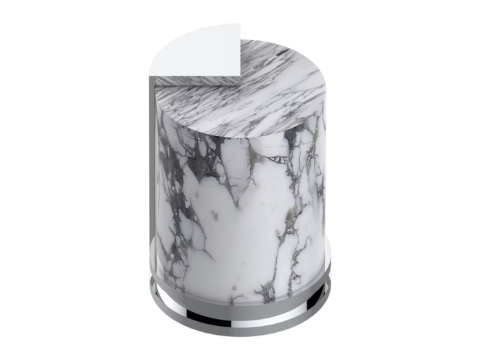 На изображении товар Запорный вентиль THG Le 9 Howlite, цвет хром от официального представителя в Москве