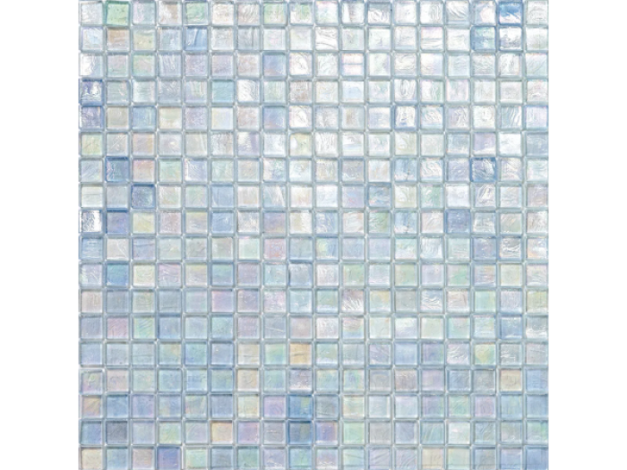 На изображении товар Sicis Стеклянная мозаика Glimmer Grapefruit chips size 15x15 mm sheet size 295x295 mm от официального представителя в Москве