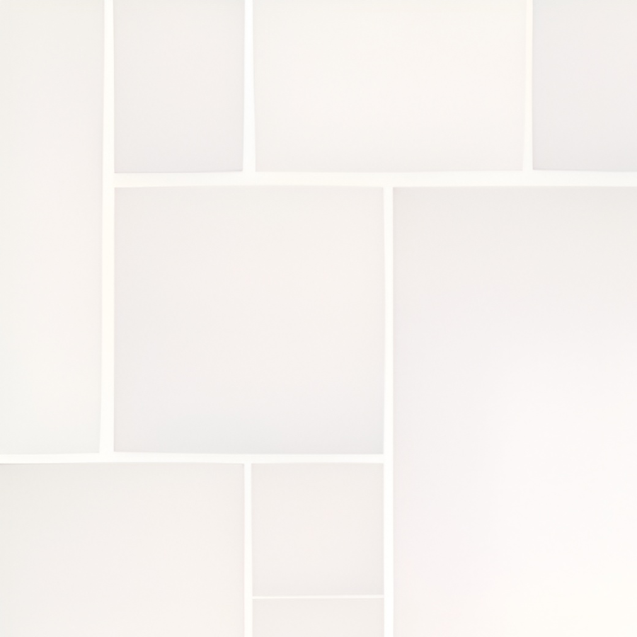 Micro. Керамогранит Microtiles X4 Offset White 35,1x30,1