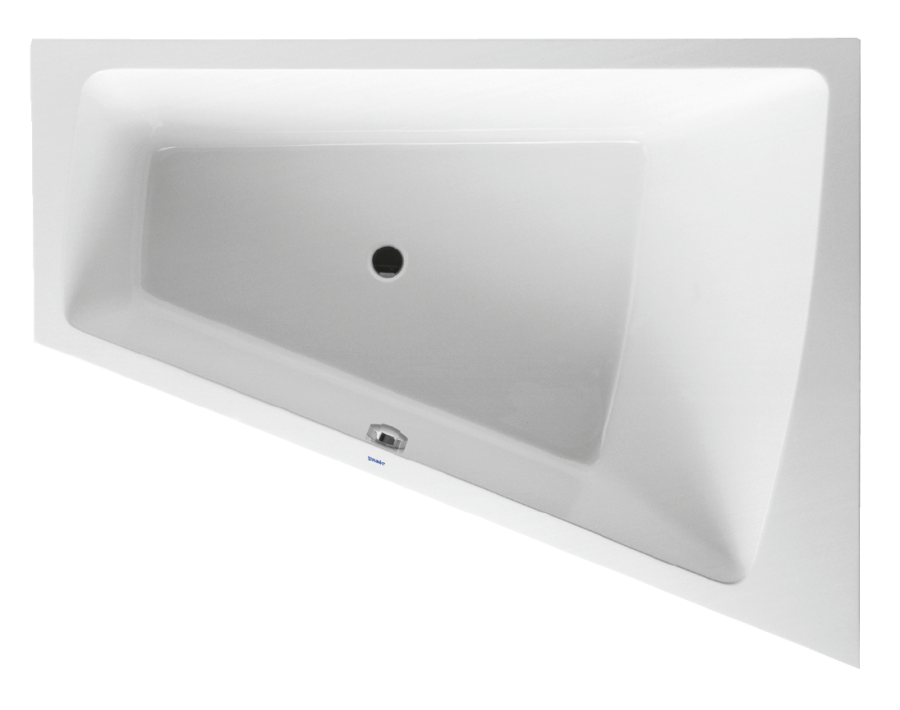Ванна Duravit Paiova, встраиваемая, 1700x1300 мм, наклон  для спины справа, цвет белый