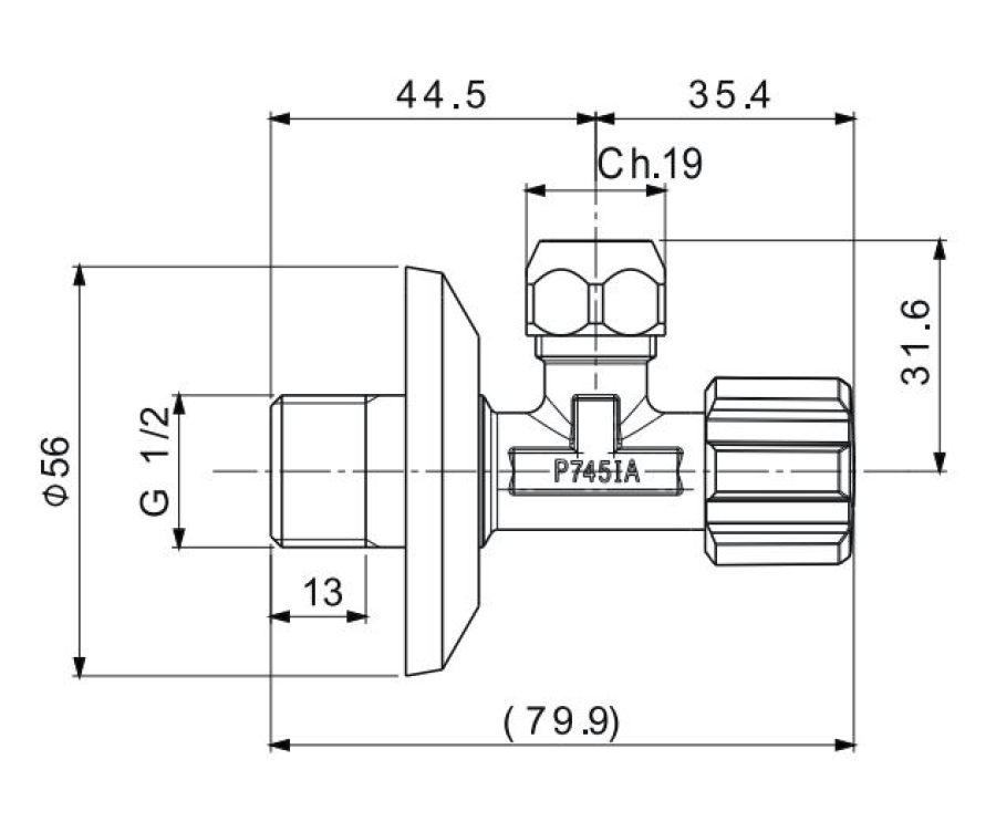 Вентиль с фильтром Carlo Frattini Sottolavabo, угловой, с регулировкой и выводом под слив 3/8" Ø10 мм, цвет хром - изображение 1