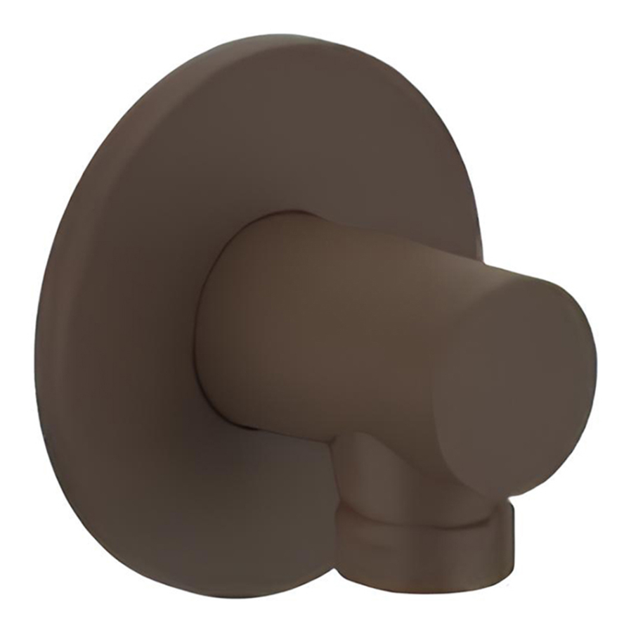 Шланговое подсоединение Gessi Ventaglio, Н-65 мм, цвет Dark Bronze