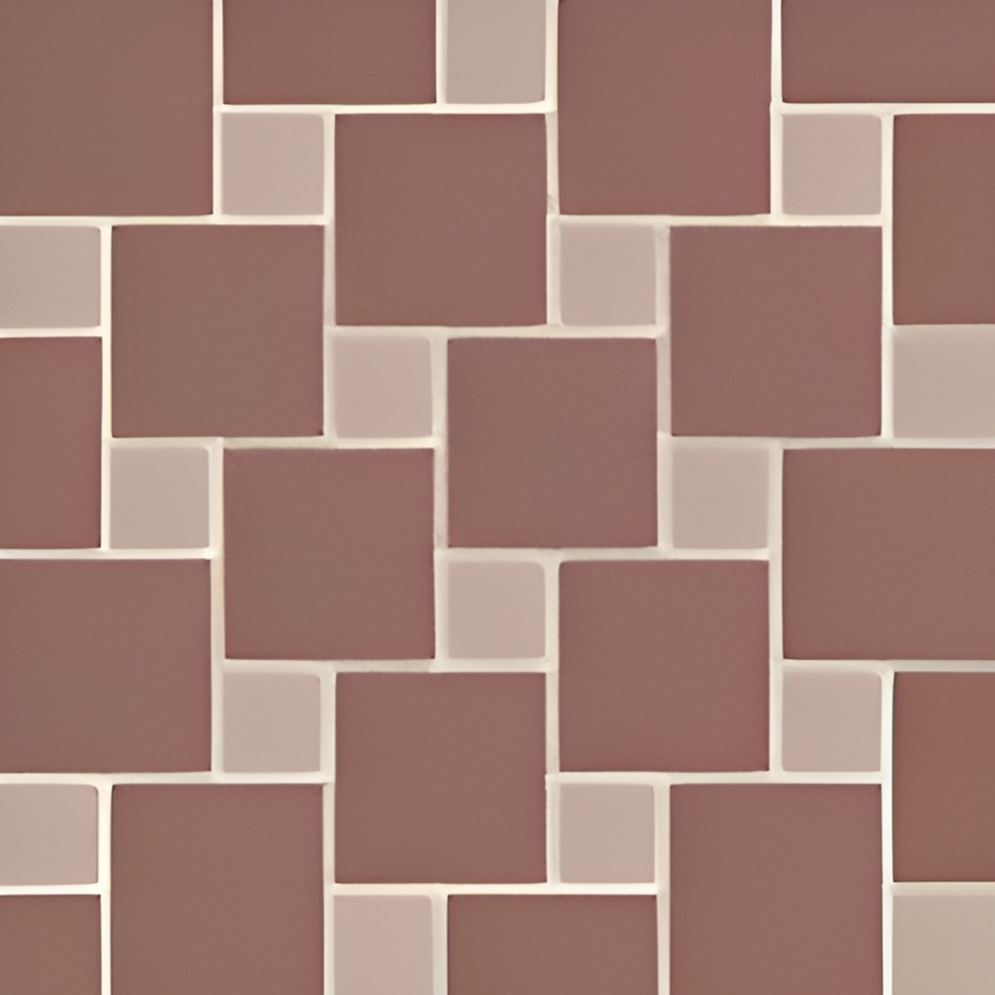 Micro. Керамогранит Microtiles Oddfellow Mix Terracotta/Klinker 30,1x30,1