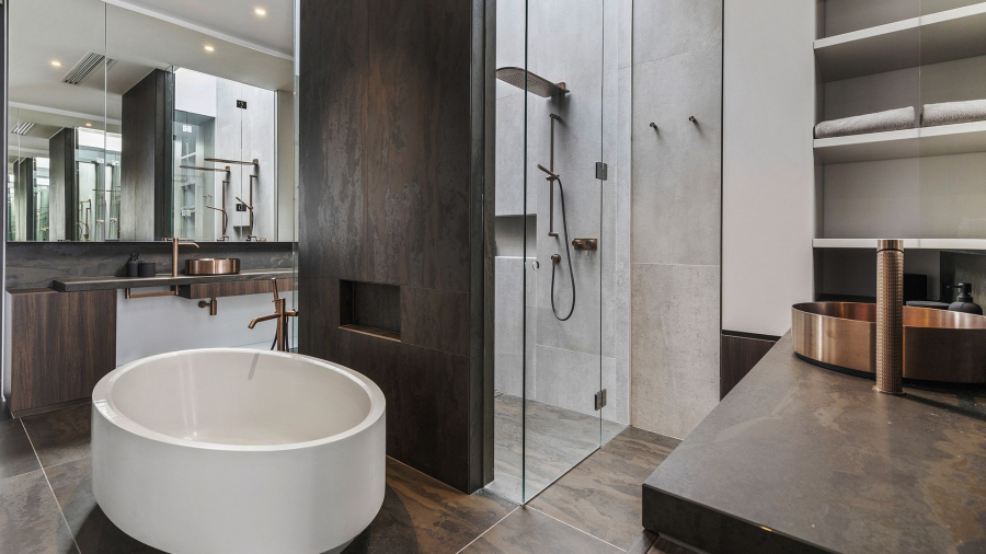 Штанга Gessi316, настенная, h828 мм, цвет Steel Brushed - изображение 1