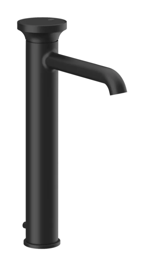 Cмеситель для раковины Gessi Origini, высокий, с  донным клапаном, цвет Matte Black