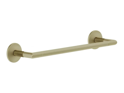 На изображении товар Полотенцедержатель Gessi Anello, настенный, L300 мм, цвет Brushed Brass PVD от официального представителя в Москве