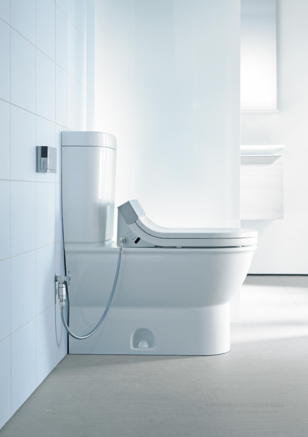 Бачок для унитаза Duravit Darling New, подключение снизу слева, цвет белый - изображение 2