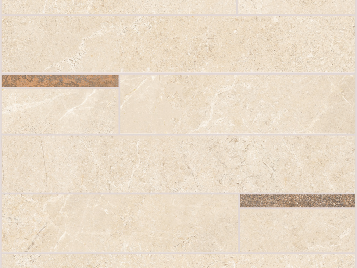 На изображении товар La Fabbrica Ava Керамогранит Noble Stone 30X30 Mosaico Modulo Beige Nat Ret от официального представителя в Москве