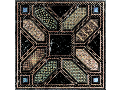 Akros Venezia Камень Axioma Apsidha T Nero Marquinia Silver 40x40x1