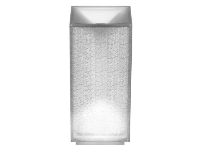 На изображении товар Раковина Gessi Incastri, отдельностоящая, 75609-561, с LED подсветкой, высота 900 мм цвет Ghiaccio от официального представителя в Москве
