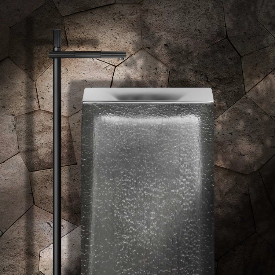 Раковина Gessi Incastri, отдельностоящая, 75609-561, с LED подсветкой, высота 900 мм цвет Ghiaccio - изображение 3