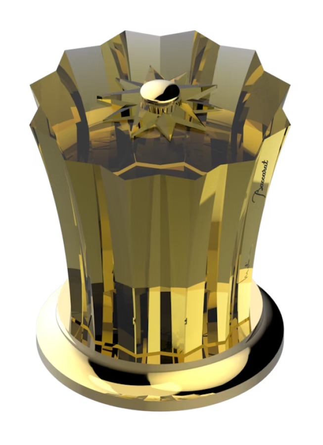 Запорный вентиль THG Mille Nuits - Champagne crystal, цвет Gold PVD