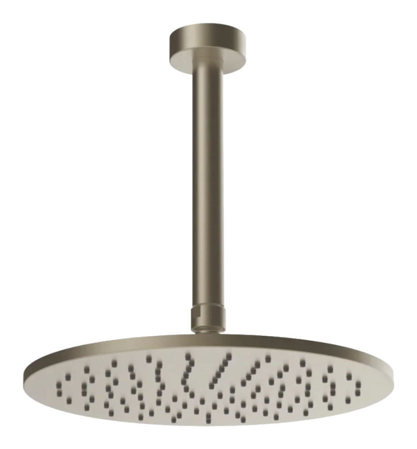 Верхний душ Gessi Anello, поворотный с шарниром, Ø250 мм, Н-261 мм, цвет Finox Brushed Nickel