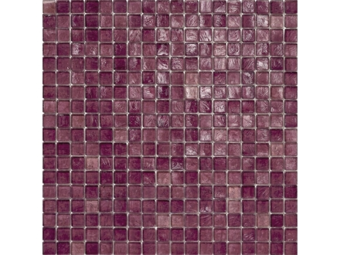 На изображении товар Sicis Стеклянная мозаика Waterglass Beachplum 22 chips size 10х10 mm sheet size 295x295 mm от официального представителя в Москве