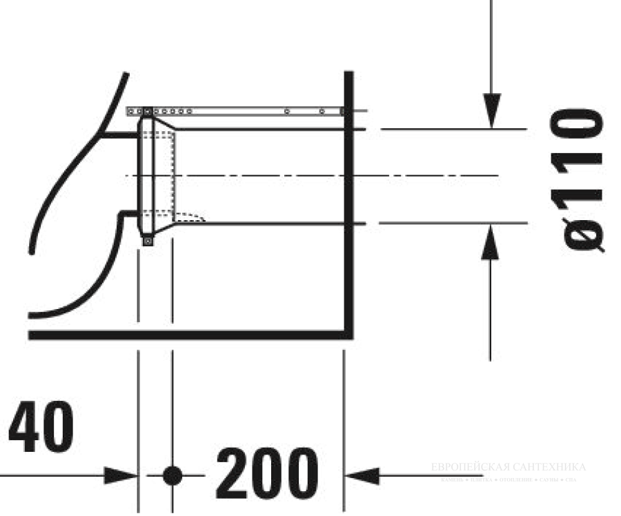 Унитаз напольный Duravit D-Neo Rimless, 370 x 650 мм, безободковый, слив Vario, цвет белый - изображение 16