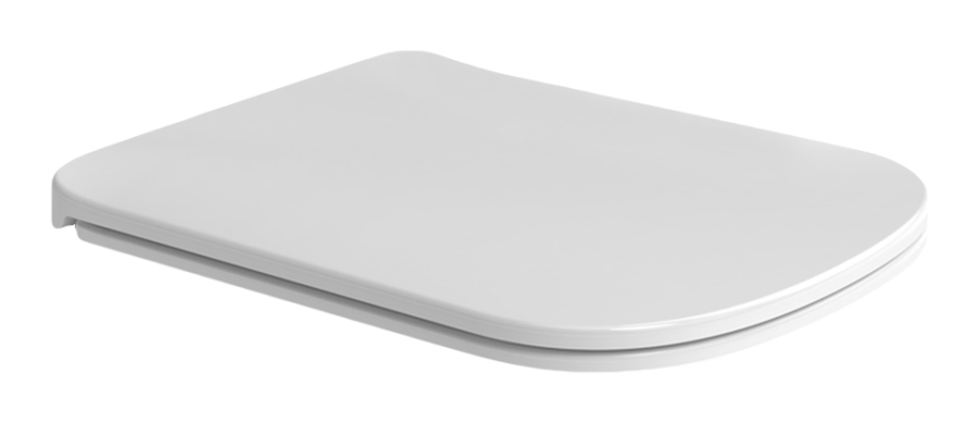 Сиденье для унитаза Flaminia Play Slim, быстросъёмное, с механизмом плавного закрывания soft-closing, цвет белый