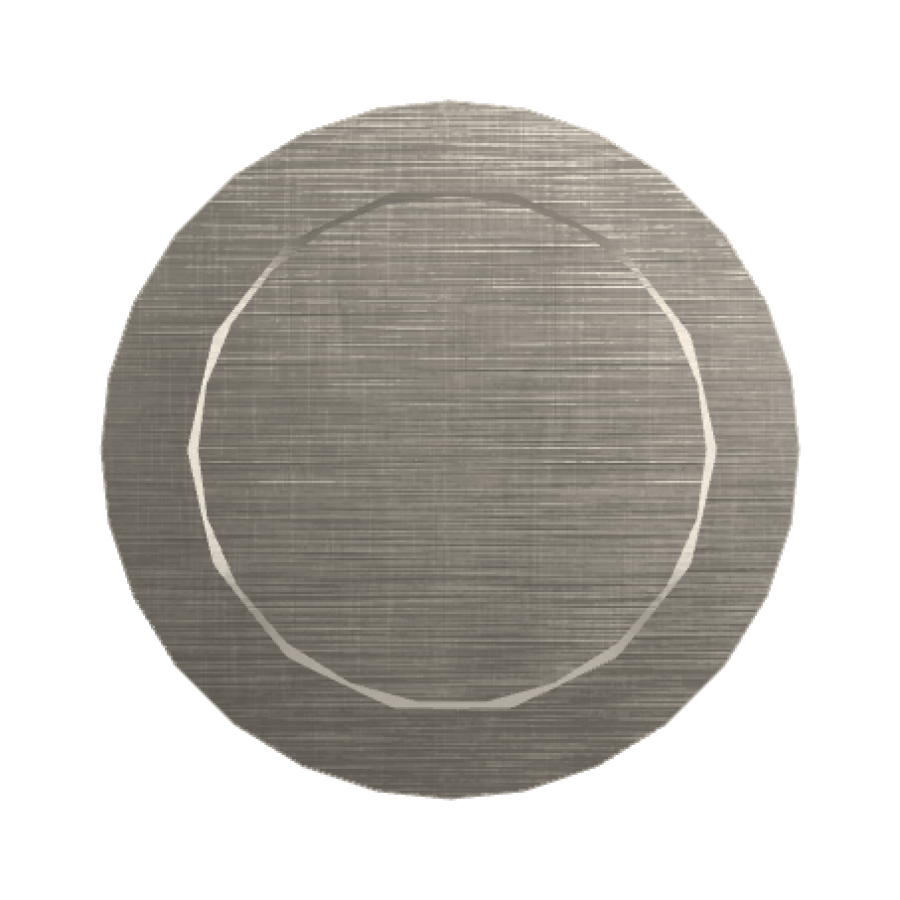 Смеситель для душа Carlo Frattini Spillo Tech, ручка V Collection, Ø70 мм, внешняя часть, цвет никель брашированный - изображение 1