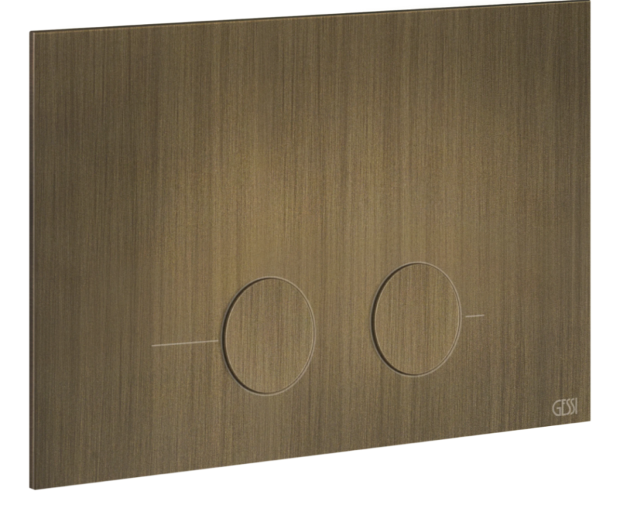 Клавиши смыва Gessi Placche WC, для Tece TeceBox, TeceProfil, TeceProfil Octa 2, TeceConstruct, цвет Antique Brass