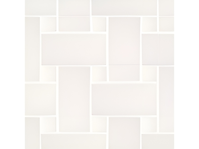 На изображении товар Micro. Керамогранит Microtiles Ancient Mix Glaze White 30,1x30,1 от официального представителя в Москве