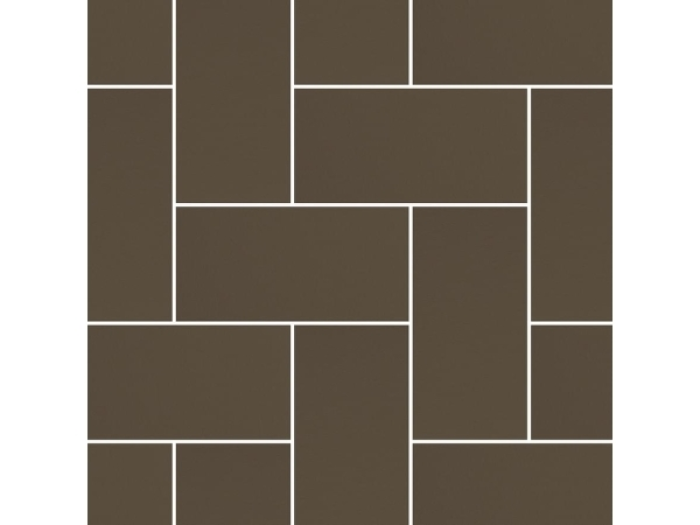 На изображении товар Micro. Керамогранит Microtiles Herringbone Coffee 40,2x40,2 от официального представителя в Москве