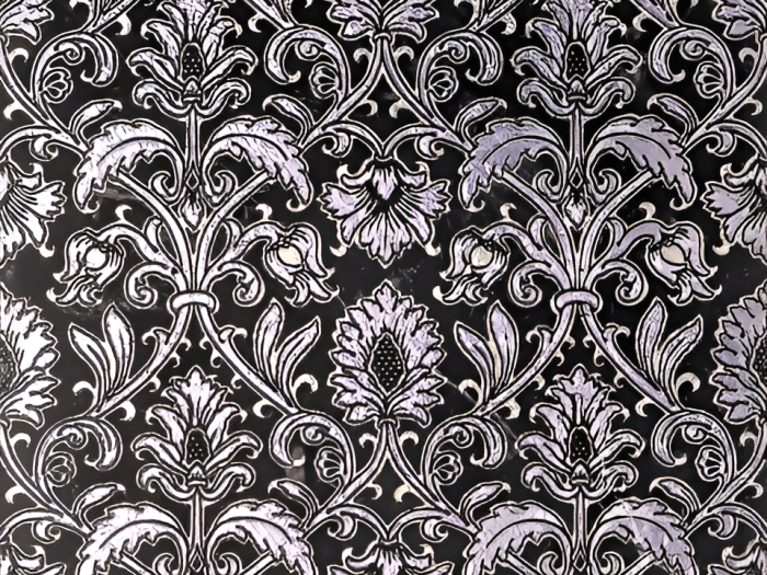 На изображении товар Akros Venezia Камень Decorative Art Bellatrix T Nero Marquinia Silver 30,5X30,5X1 от официального представителя в Москве