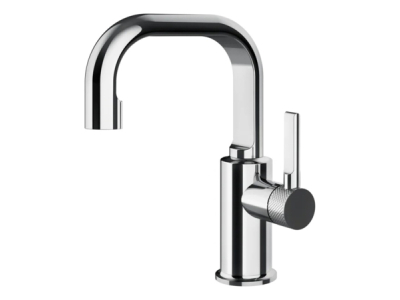 На изображении товар Cмеситель для раковины Gessi Inciso, h215 мм, без донного клапана, цвет Chrome от официального представителя в Москве