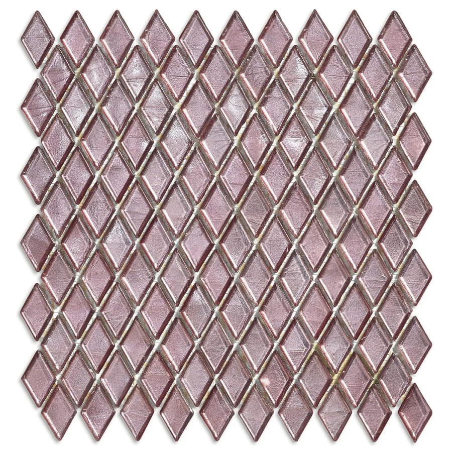 Sicis Стеклянная мозаика Diamond ITEM H1 Fuxian chips size 23х40 mm sheet size 229x272 mm