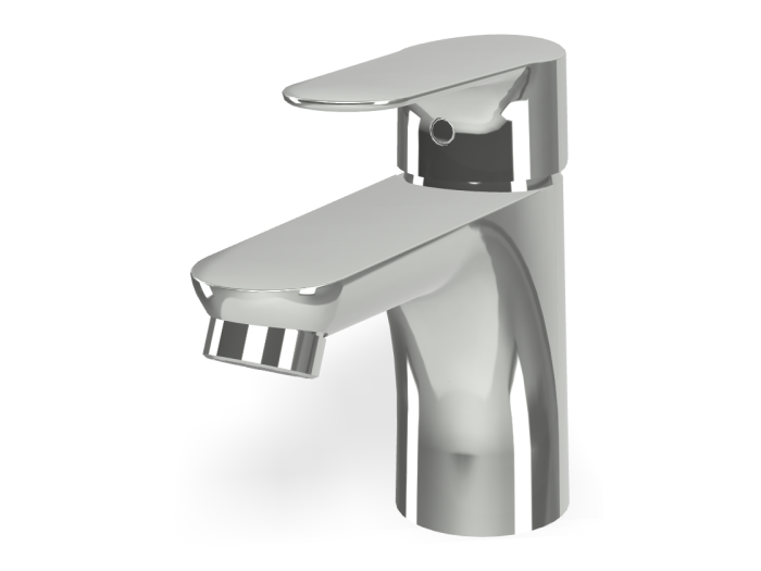 На изображении товар Смеситель для раковины Carlo Frattini Serie 22, однорычажный, c донным клапаном 1"1/4 с переливом, 2 гибкими шлангами, Н-123 мм, цвет хром от официального представителя в Москве