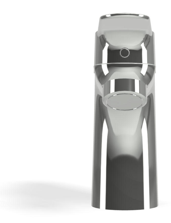 Смеситель для раковины Carlo Frattini Serie 22, однорычажный, c донным клапаном 1"1/4 с переливом, 2 гибкими шлангами, Н-123 мм, цвет хром - изображение 1