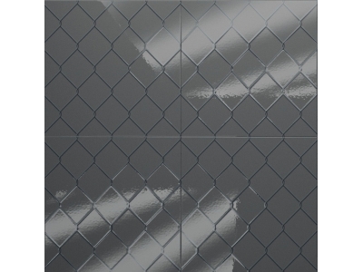 Iris Ceramica Керамическая плитка Diesel Fence Grey glossy 20x20