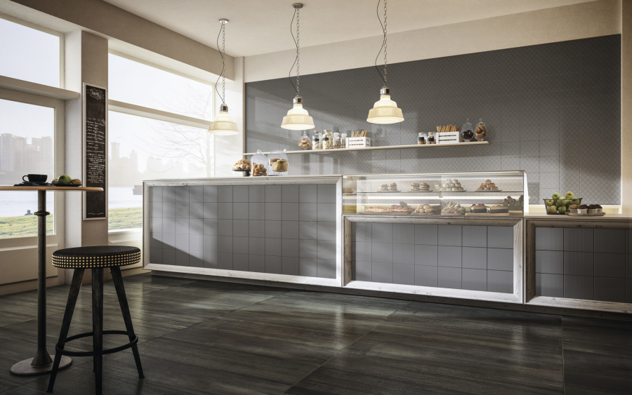 Iris Ceramica Керамическая плитка Diesel Fence Grey glossy 20x20 - изображение 4