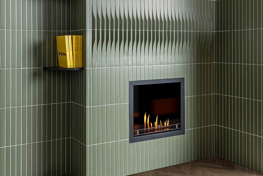 Etruria Керамическая плитка TOWER 3.8X30 Piano Milk Glossy Montato Su Rete 20X30 - изображение 2