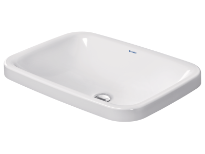 Раковина Duravit DuraStyle встраиваемая сверху, 600х430 мм, без перелива, без плоскости под смеситель, цвет белый