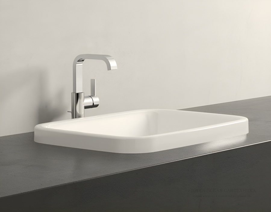 Раковина Duravit DuraStyle встраиваемая сверху, 600х430 мм, без перелива, без плоскости под смеситель, цвет белый - изображение 1