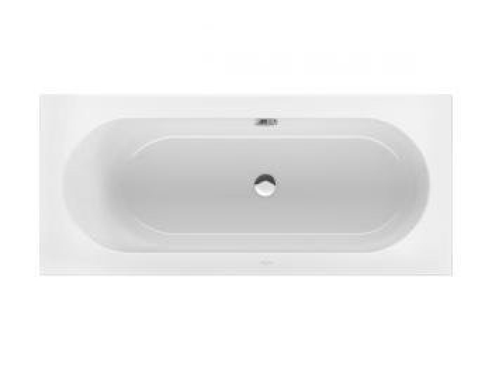 На изображении товар Ванна Villeroy&Boch Loop & Friends Оval solo прямоугольная, 1600х700, без ножек, акрил, цвет star white от официального представителя в Москве