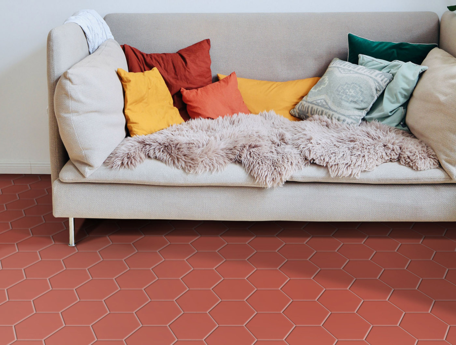 Terratinta Ceramics Керамогранит Hexa Floor Matt Cherry Pie Hexagon 14x16 / 8.5 - изображение 1