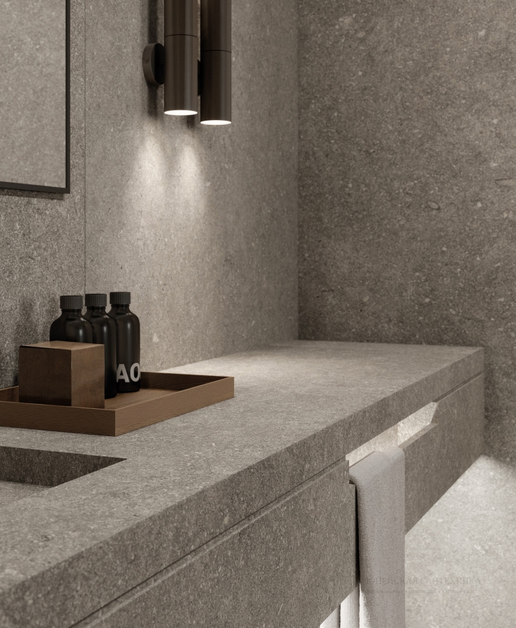 Kronos Керамогранит Le Reverse Taupe Elegance Rettificato 80x80 - изображение 2