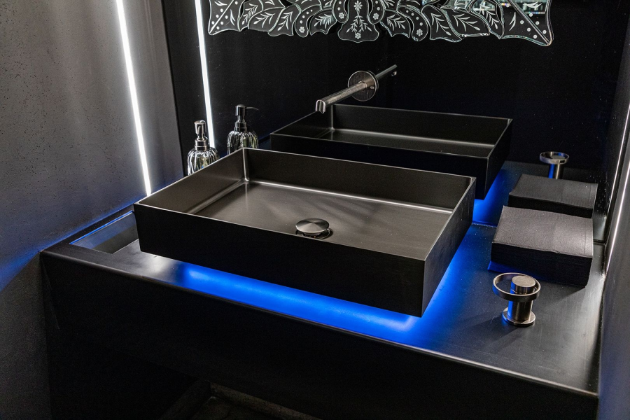 Излив для раковины Gessi Anello, настенный, средней длины, цвет Finox Brushed Nickel - изображение 2