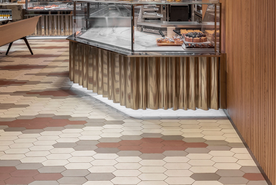 Etruria Керамогранит Hex 7.4X22.5 Losanga Tortora - изображение 1