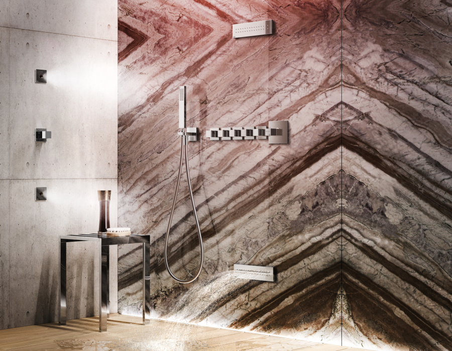 Боковая форсунка Gessi Body Jets, с распылителем Quadro, цвет хром - изображение 3