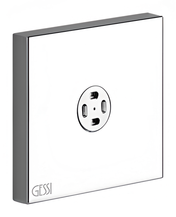 Боковая форсунка Gessi Body Jets, с распылителем Quadro, цвет хром