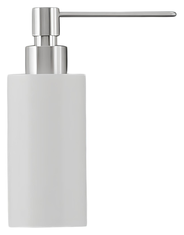 Дозатор для жидкого мыла CEA Design Stem, с колбой Delrin, настенный, сталь, цвет сатинированная нержавеющая сталь