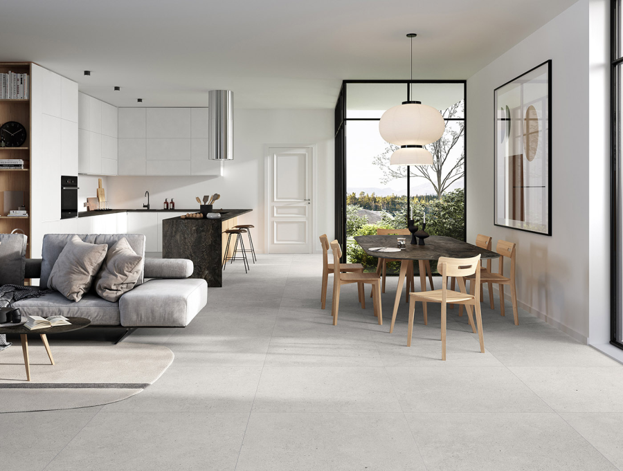 Terratinta Ceramics керамогранит Lagom Matt rectified White 90x90 / 9.5 - изображение 1
