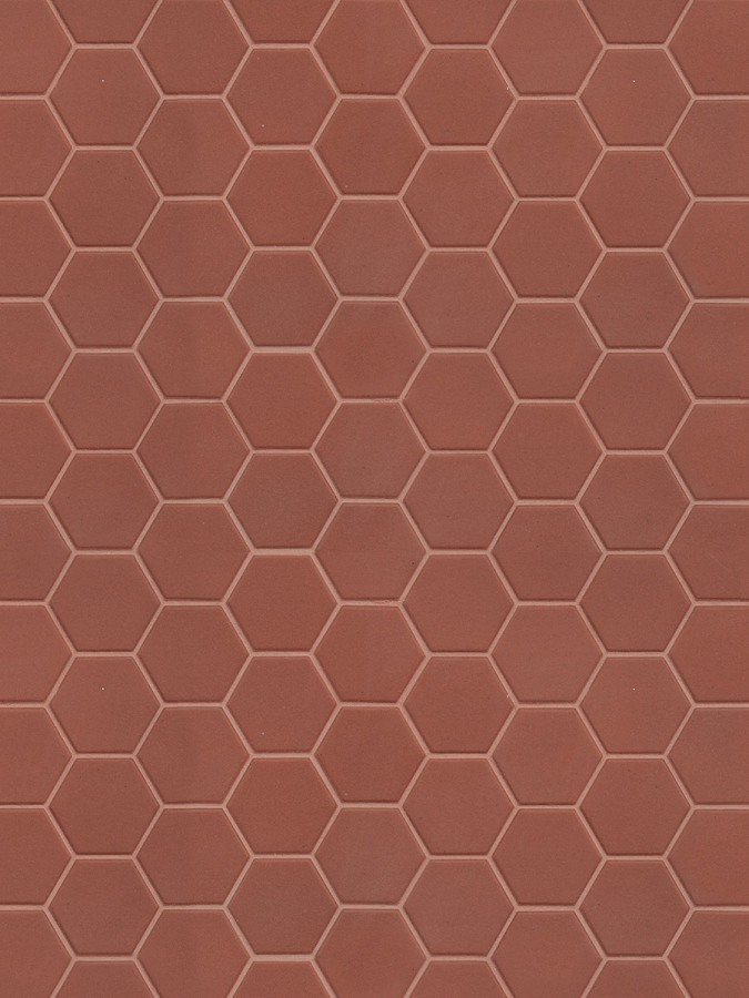 Terratinta Ceramics Мозаика, керамогранит Hexa Matt Rusty Red Mos. 31.6x31.6 (4.3x3.8) / 4.0