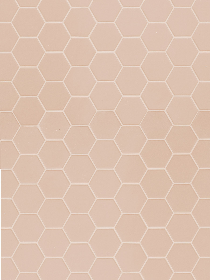 Terratinta Ceramics Мозаика, керамогранит Hexa Matt Rosy Blush Mosaic 31.6x31.6 (4.3x3.8) / 4.0