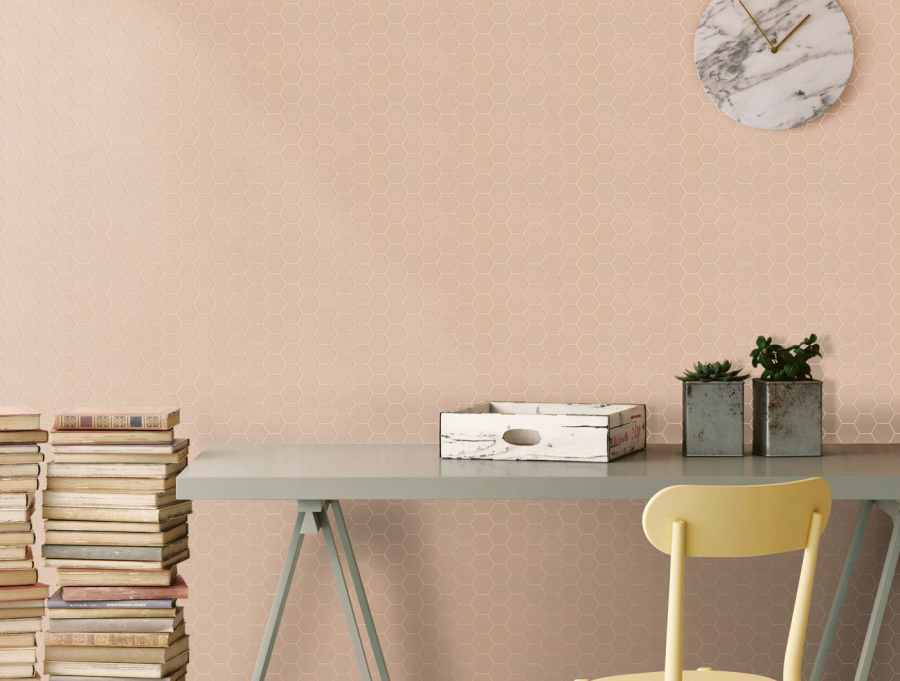 Terratinta Ceramics Мозаика, керамогранит Hexa Matt Rosy Blush Mosaic 31.6x31.6 (4.3x3.8) / 4.0 - изображение 1