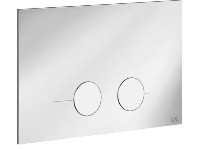 На изображении товар Клавиши смыва Gessi, для унитаза, к инсталляции TECE (TECEProfil, TECEBox), цвет Chrome от официального представителя в Москве