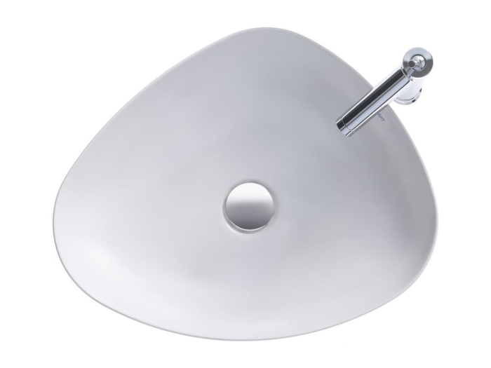 На изображении товар Раковина Duravit Cape Cod накладная, 500х405 мм, цвет белый шёлково-матовый от официального представителя в Москве