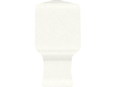 CERAMICHE GRAZIA Угловой элемент ELEGANCE ANGOLO BORDURA 1,5X3,5 SNOW CRAQUELE